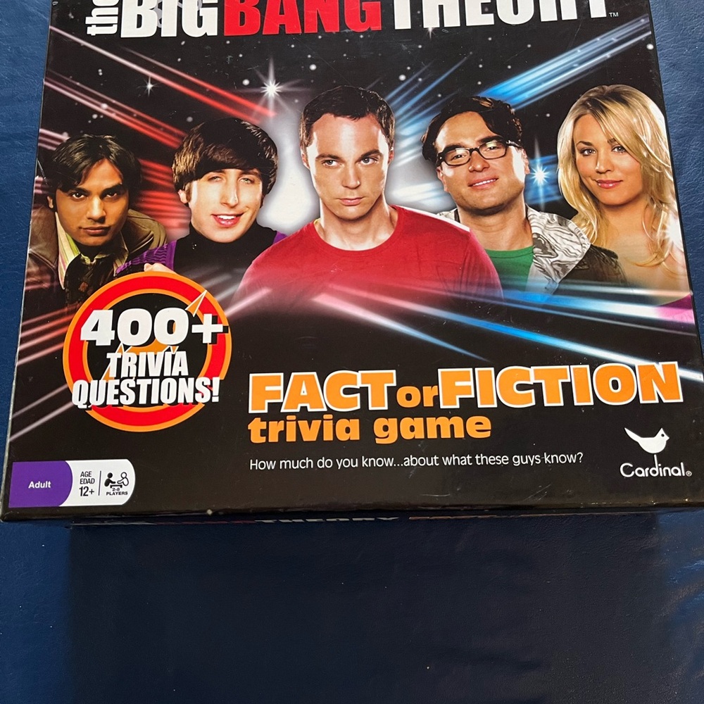 The Big Bang Theory Trivia Game - Black